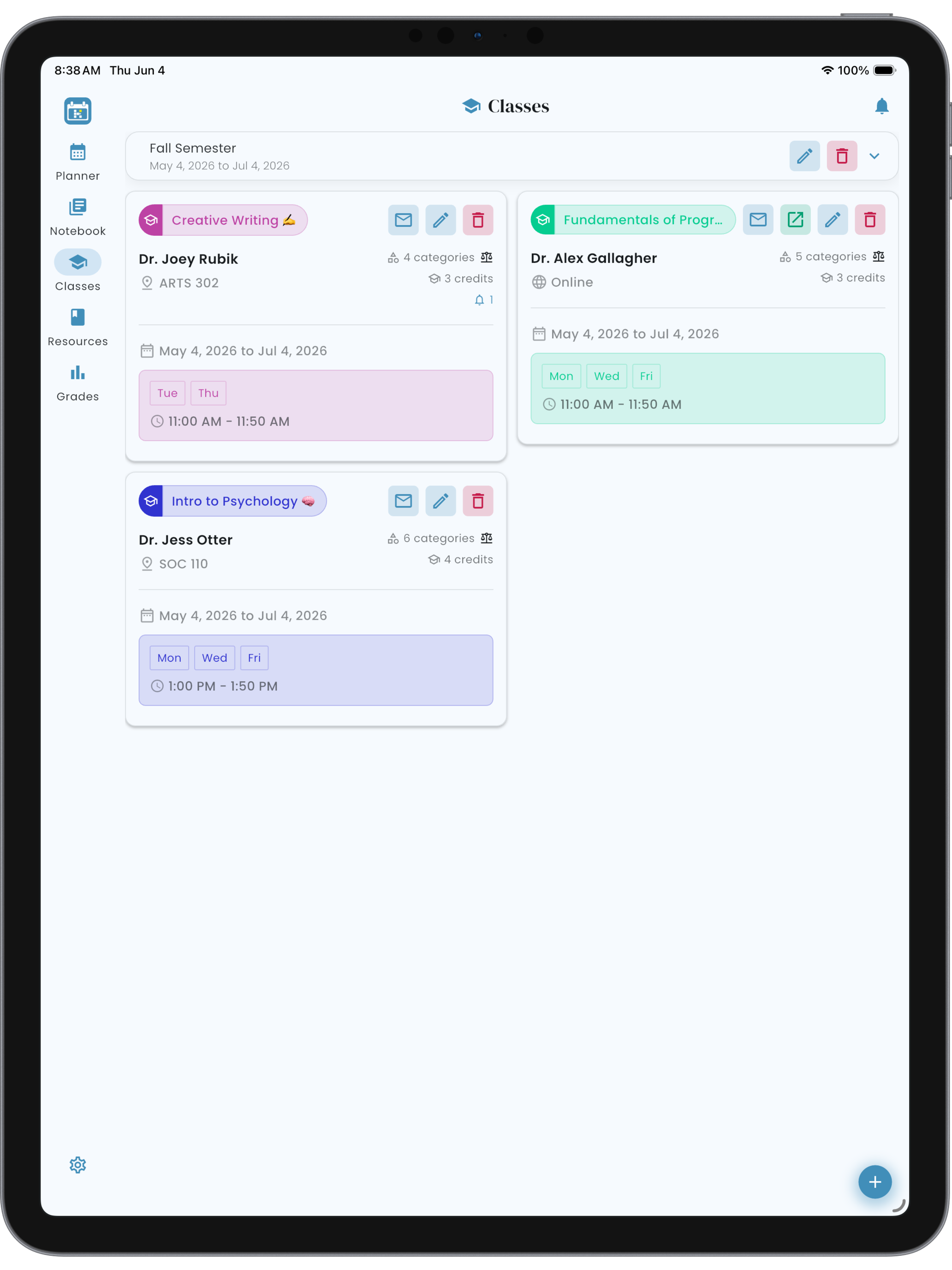 Helium - Student Planner screenshot 13