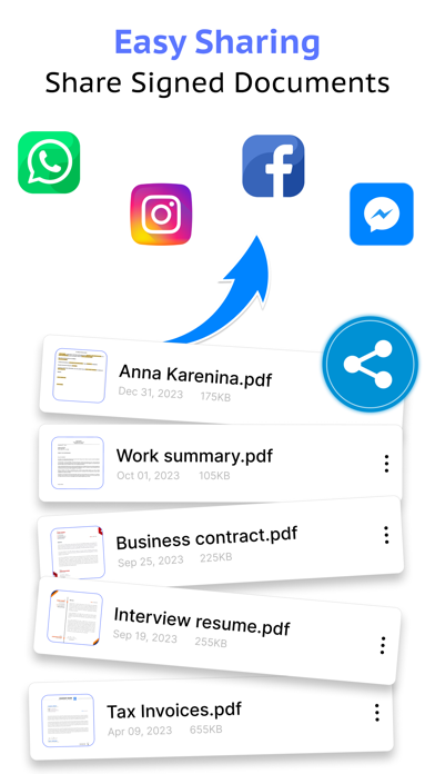 Sign Docs - Signature on PDF Screenshot