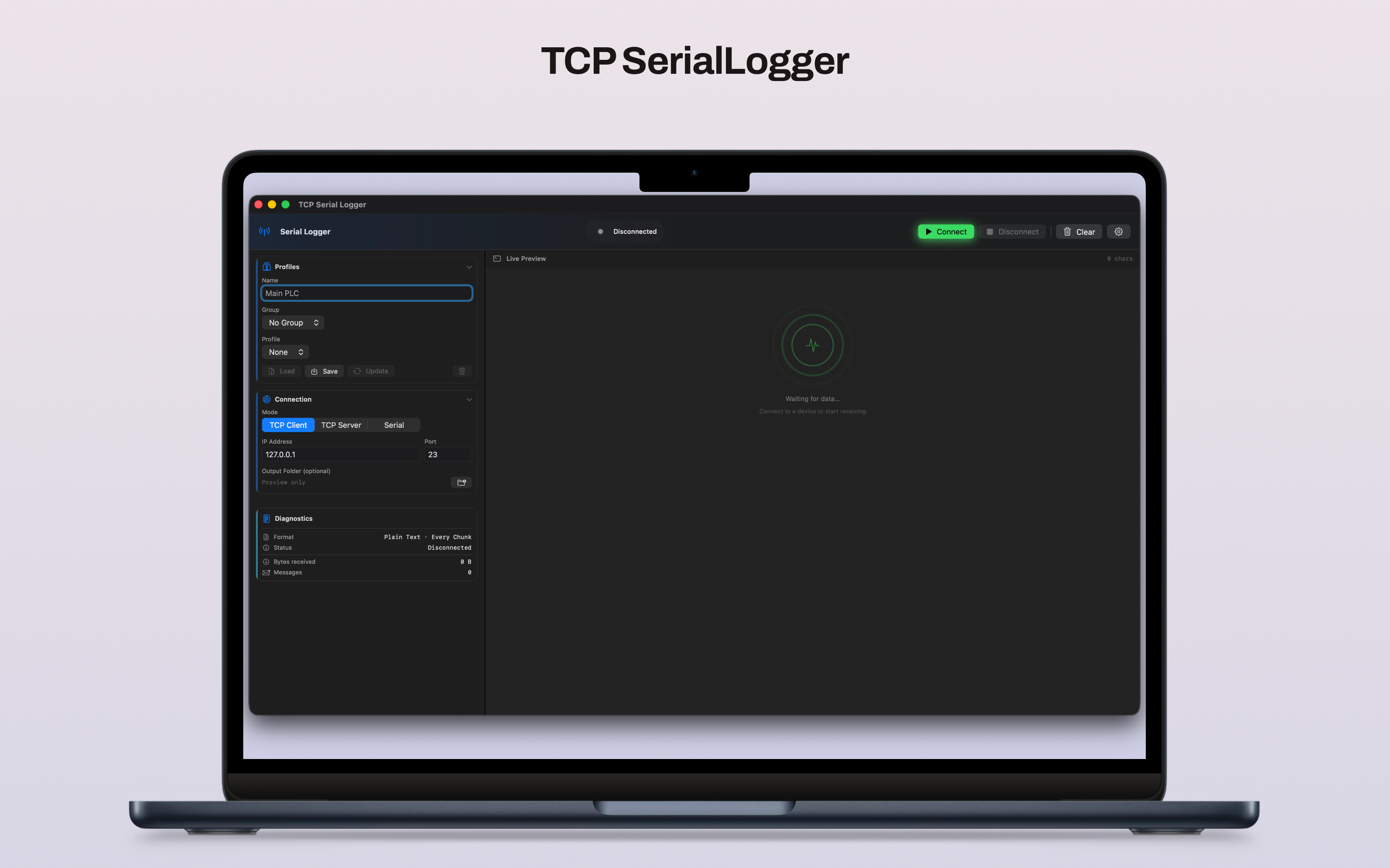 TCP - SerialLogger screenshot 9