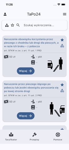 TaPo24 TAryfikator POlicyjny 2 iPhone screenshot 1