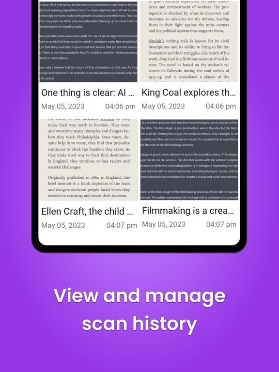Image to Text : Text Scanner iPad screenshot 5 - Utilities app