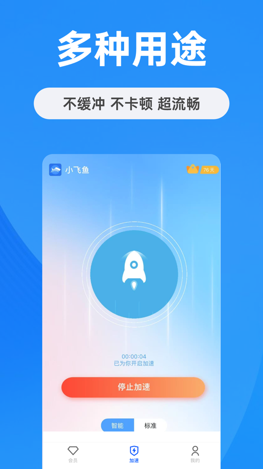 #3. 小飞鱼加速器-专业网络加速 (iOS) 由: Fly Software llc