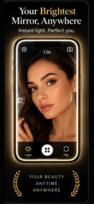 MirrorLux: Makeup Mirror screenshot 1
