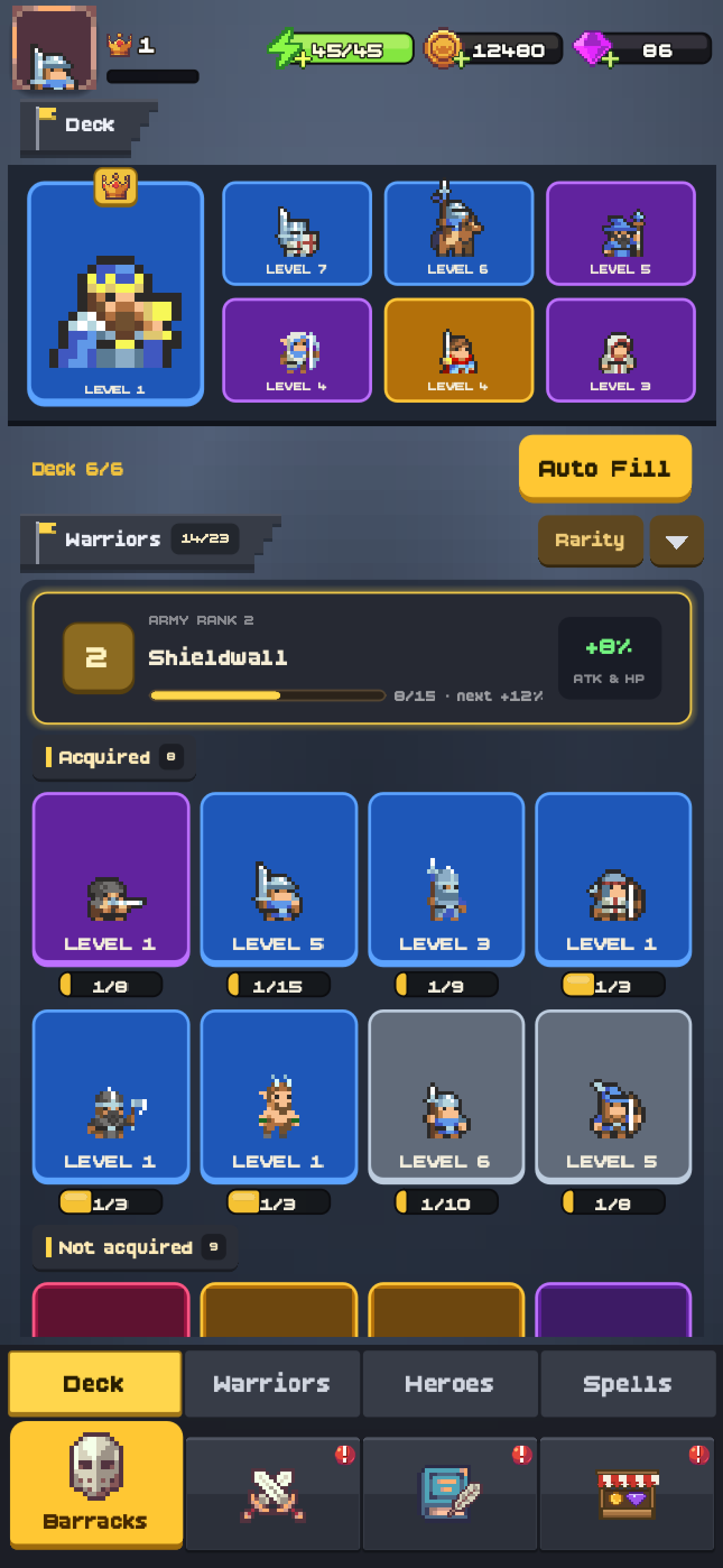 Pixel Warriors: Idle TD screenshot 4