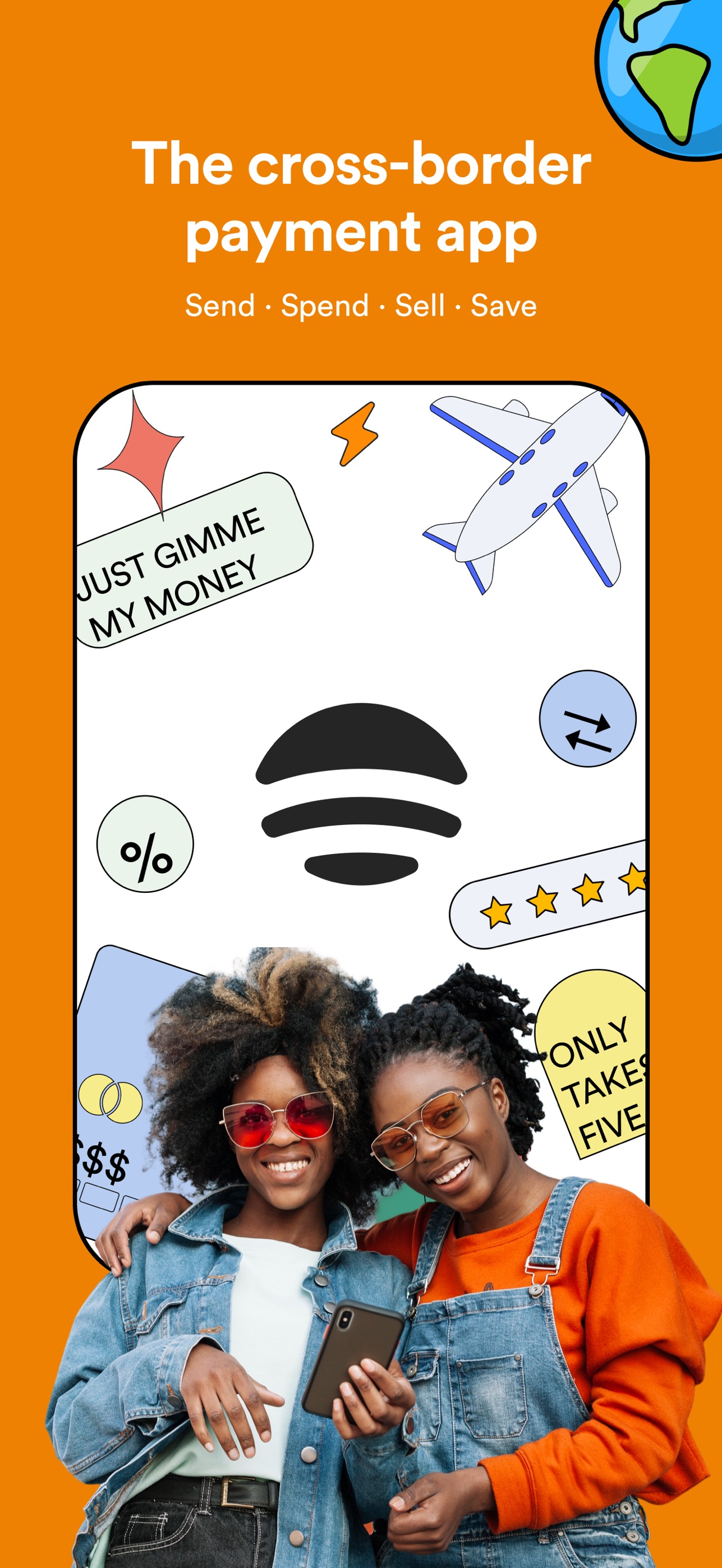 Screenshot 1 of Accrue: Send. Spend. Sell.
