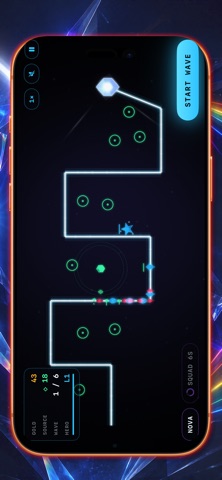 PRISMFALL: Neon Tower Defense screenshot 4