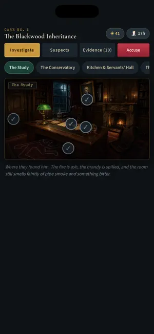 Caseboard: Detective Game screenshot 1