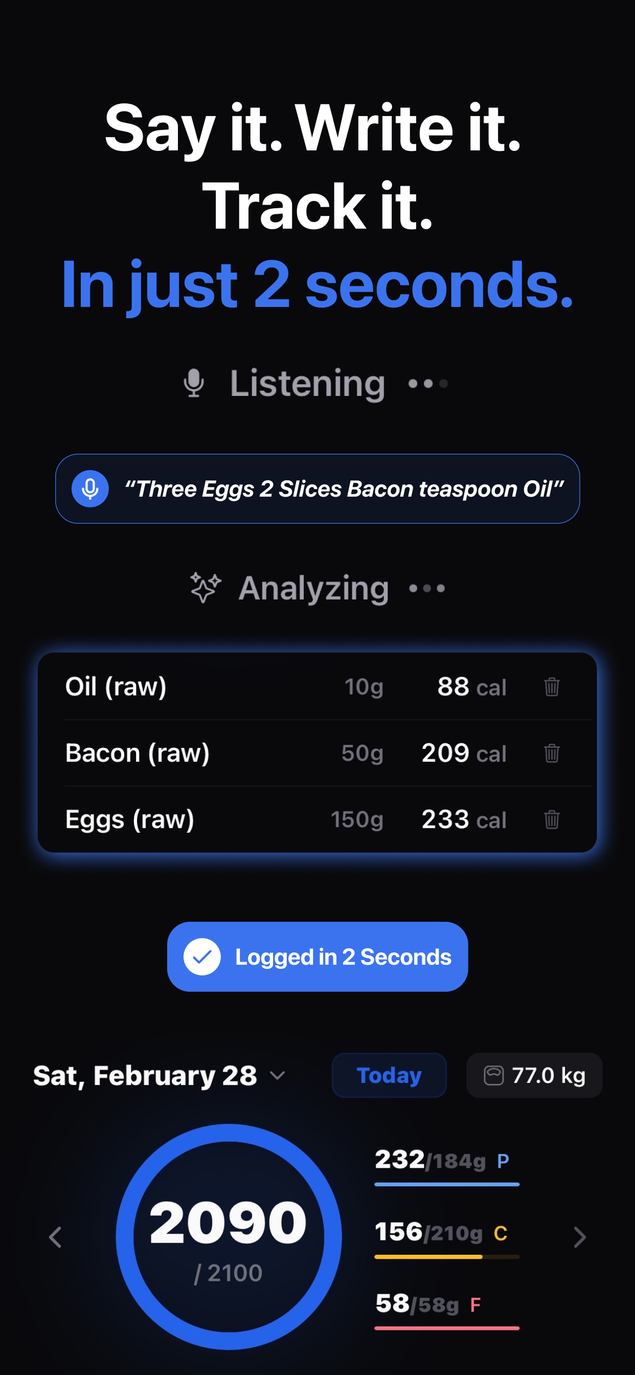EzCals: AI Calorie Tracker