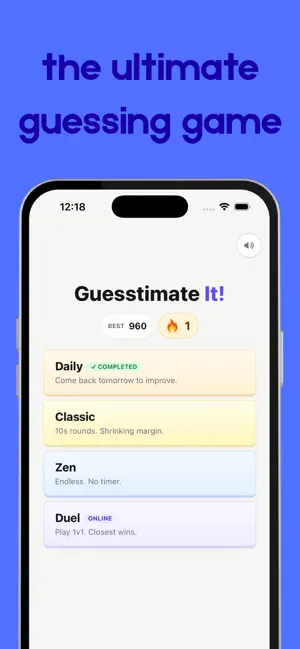 Guesstimate It! screenshot 1