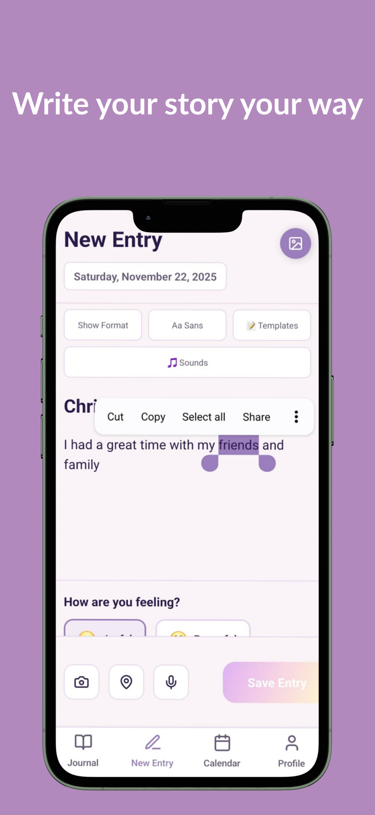AURA - Journal screenshot 7