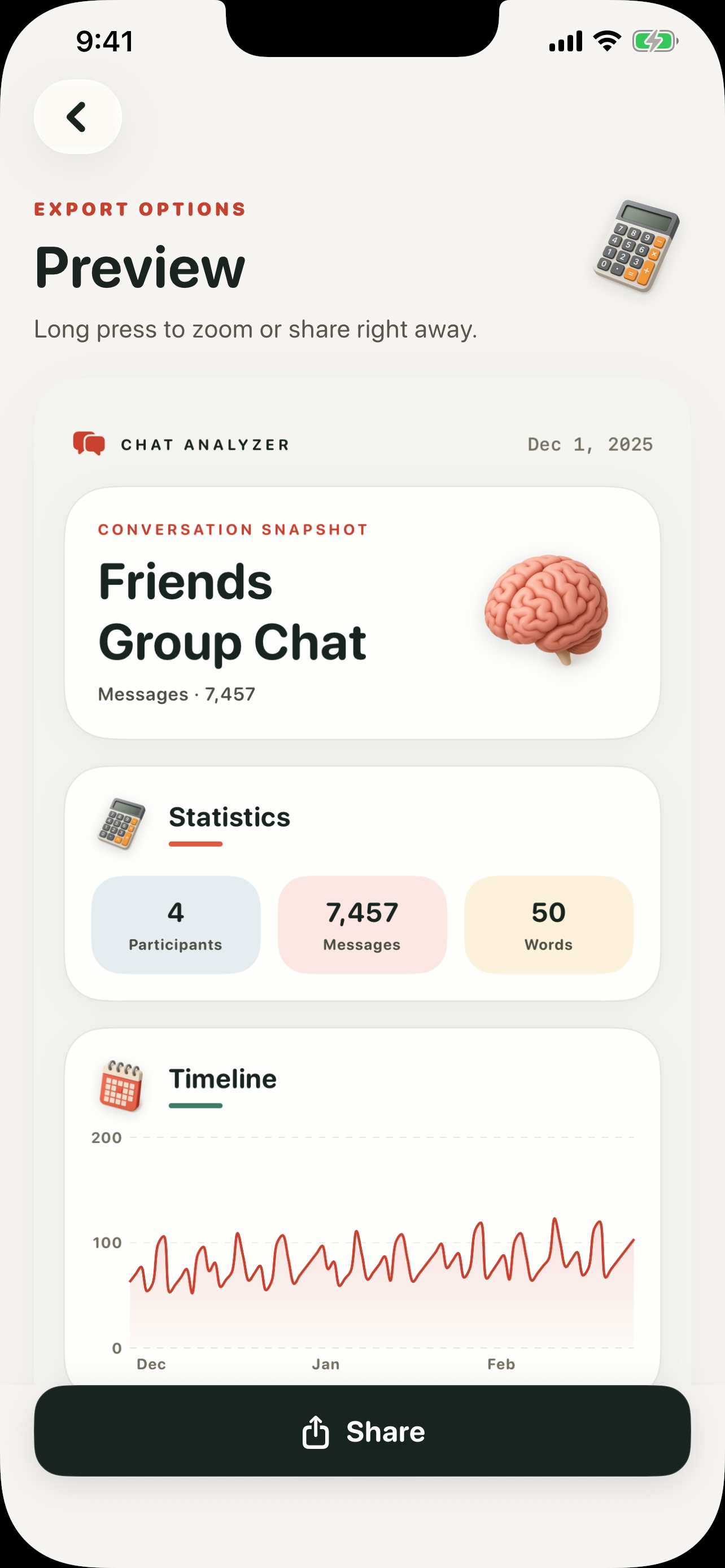 Chatting Analyzer screenshot 5