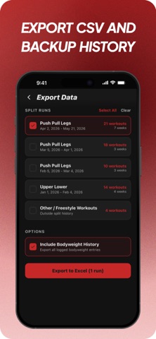 Workout Tracker - SimpleSplit Screenshot 8 of 9