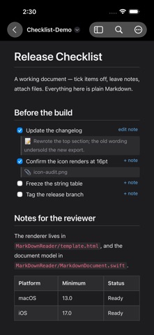 MarkDown Reader - MD Viewer Screenshot 5 of 5