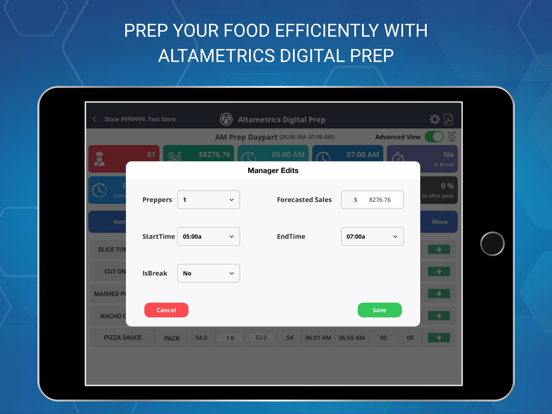 Altametrics Digital Prep iPad screenshot 7 - Business app