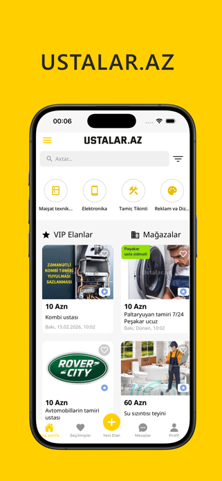 Ustalar.Az Screenshot 3 of 5