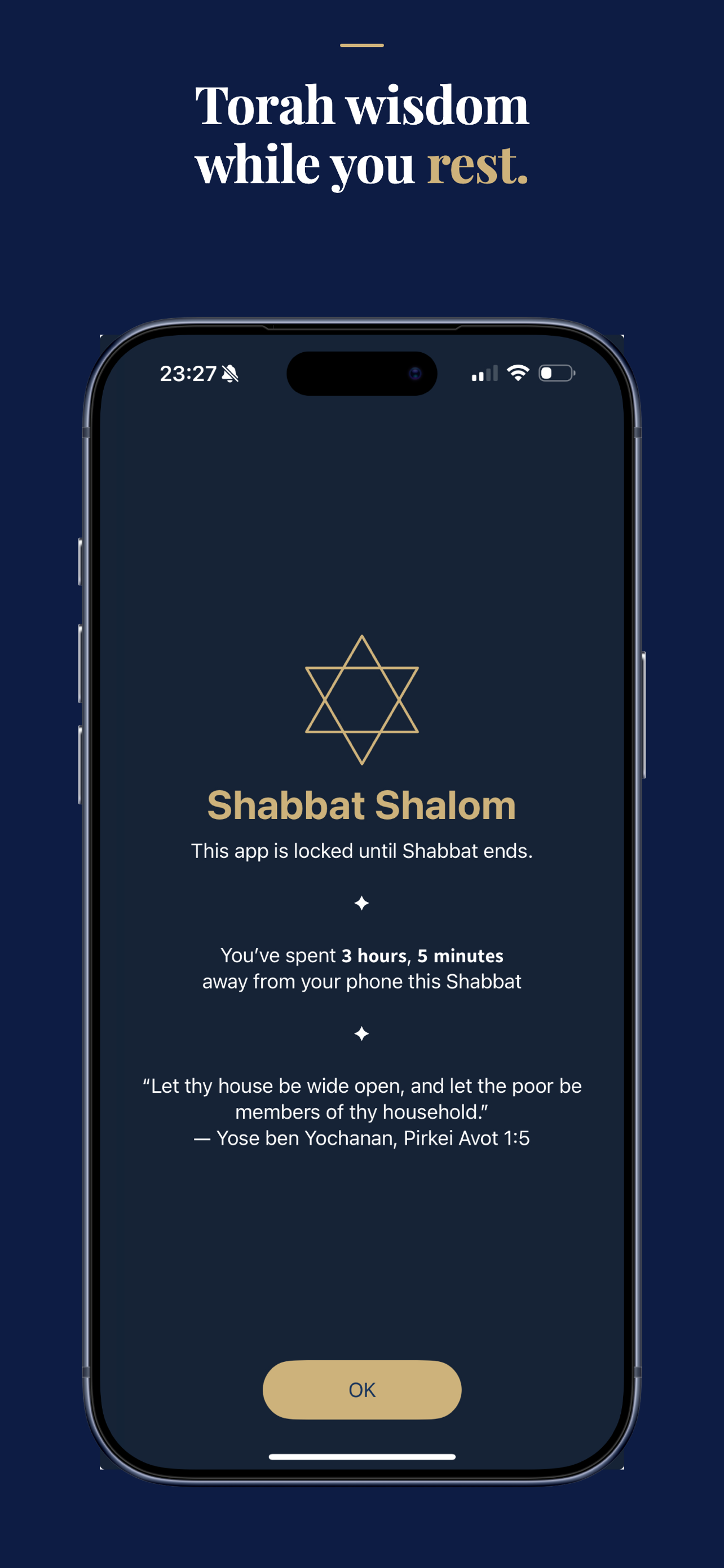 Shabbat Mode: Weekly Reset screenshot 5