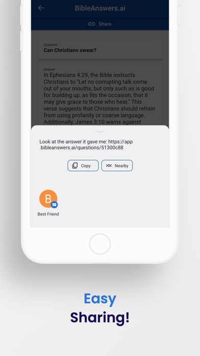 Bible Answers AI - Bible Chat Screenshot
