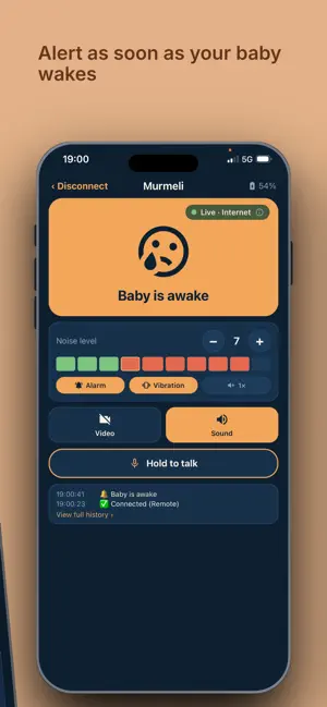 Baby Monitor Murmeli 3G & WiFi screenshot 3