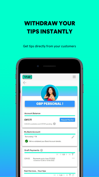 TiPJAR Collect Screenshot