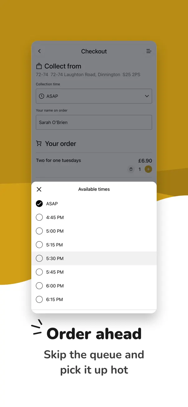 Screenshot #3 pour Firstop Pizza App