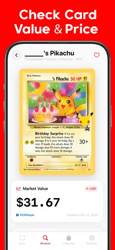 Card Value Tracker for Pokemon screenshot 2 of 5
