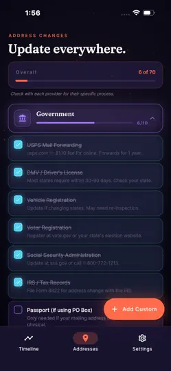 Скриншот Move Prep на iPhone 4