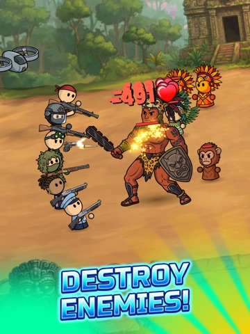 Idle Squad Tactics iPad screenshot