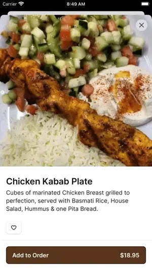 Kabab Burger Med. Grill screenshot 4