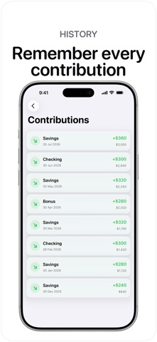 Goaley - Savings Tracker Screenshot 6 of 7