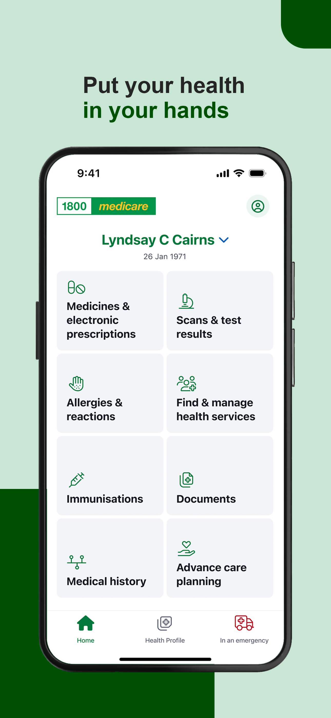 1800MEDICARE (was my health)