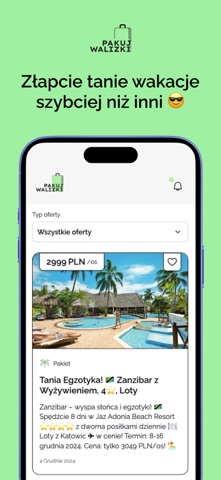 PakujWalizki.pl Tanie Wakacje screenshot