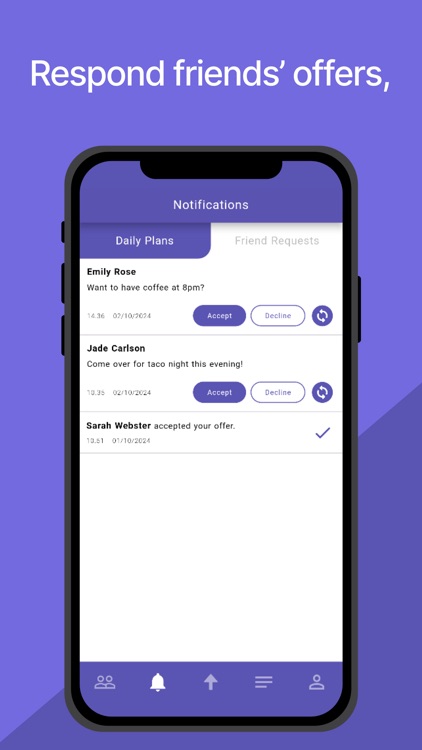 Hit Me Up: Daily Plans screenshot-3