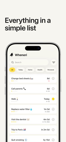 Wheneri: Task Tracker Screenshot 2 of 8