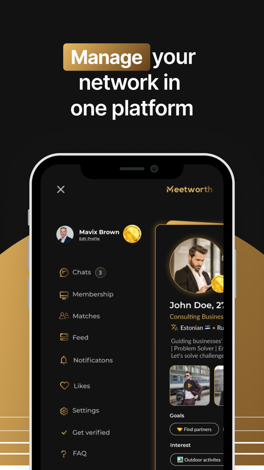 #5. Meetworth: Business Networking (iOS) 由: Meetworth OU