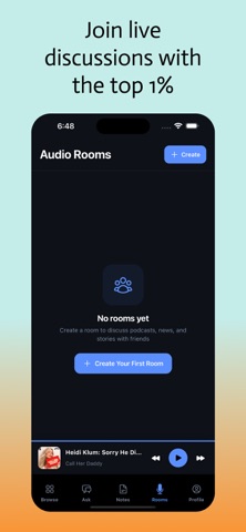 AskAlong: AI Podcast Player iPhone screenshot