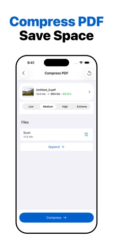 Merge PDF Combiner & Splitter iPhone screenshot