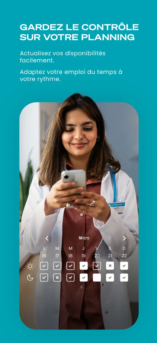Screenshot #1 pour mySynergie Care Missions Santé