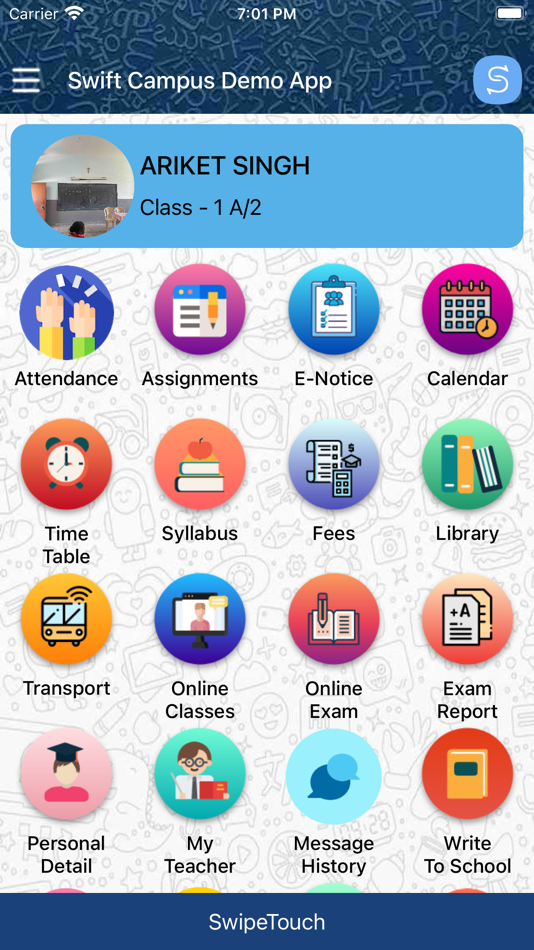 #2. SwiftCampus Parent (iOS) 由: SwipeTouch Edutech Pvt. Ltd.