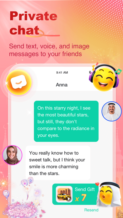 واهو - غرفة دردشة صوتية جماعية Screenshot