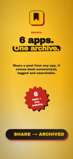 Save Posts & Links: Revisto screenshot 1