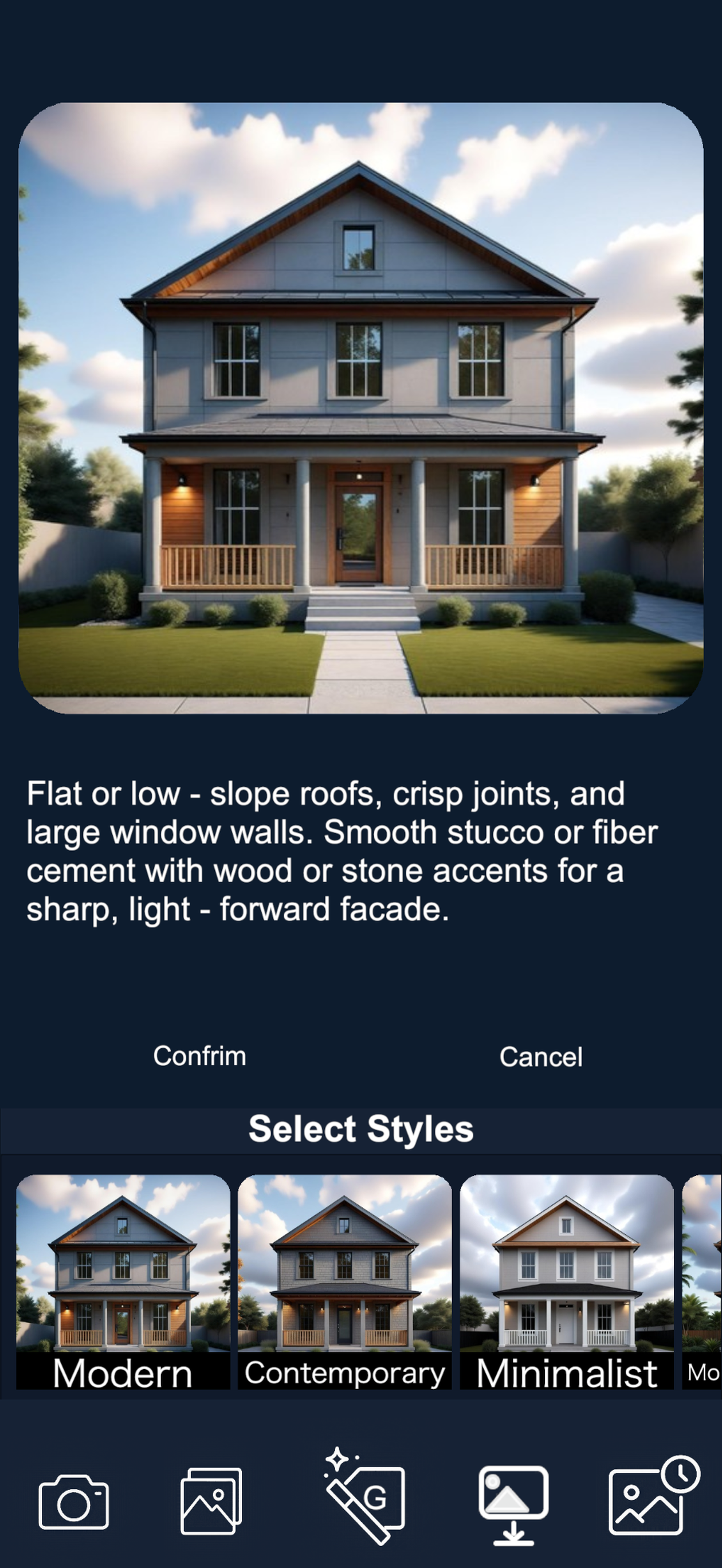 AI House Exterior Design