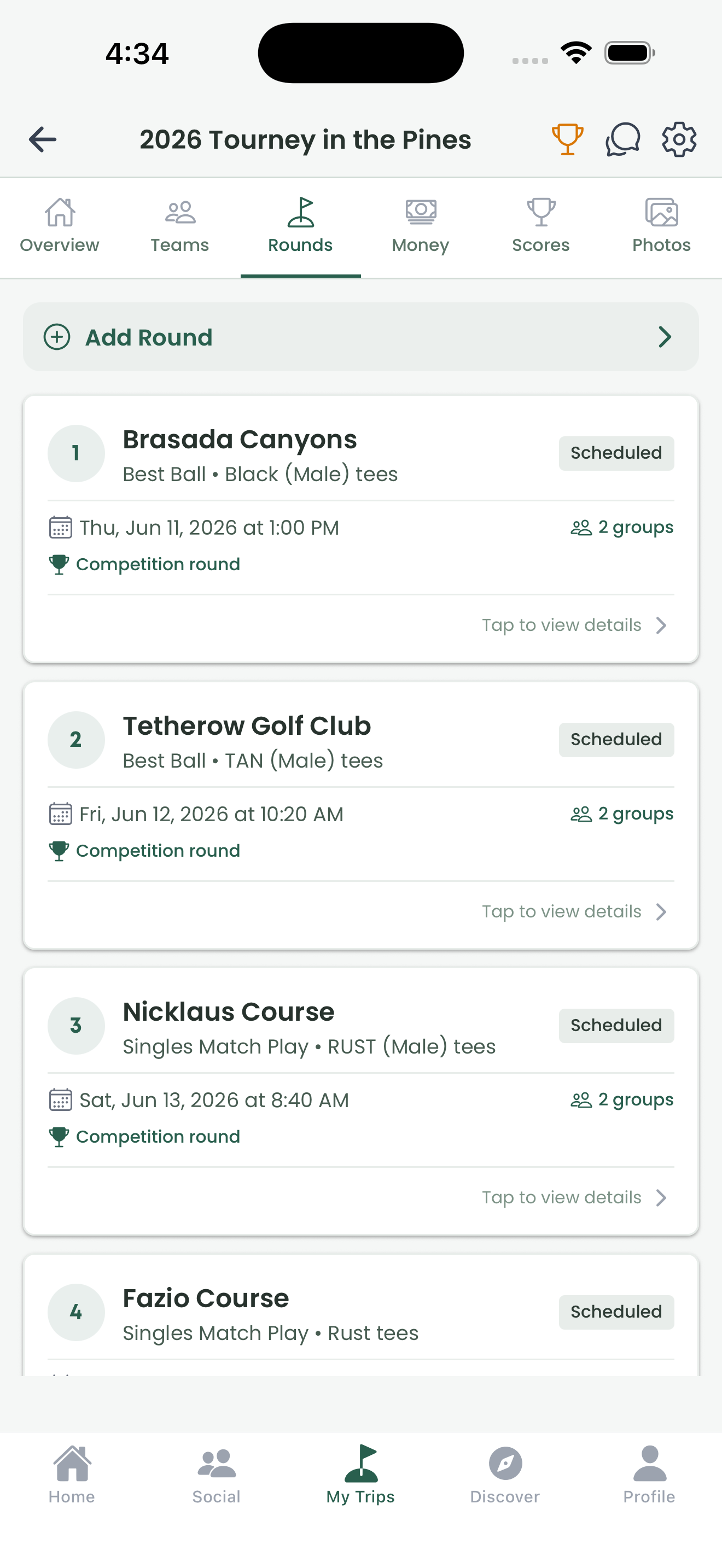 Loop Golf: Trip Manager screenshot 4