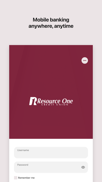 Resource One Credit Union Screenshot