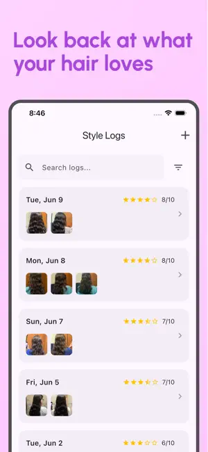 Curl Journal: Haircare Log screenshot 4