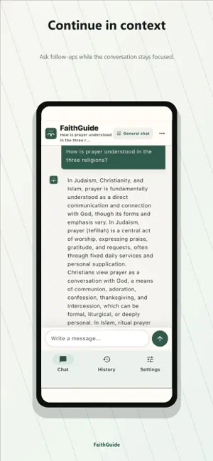 FaithGuide: AI Religion Chat screenshot 2
