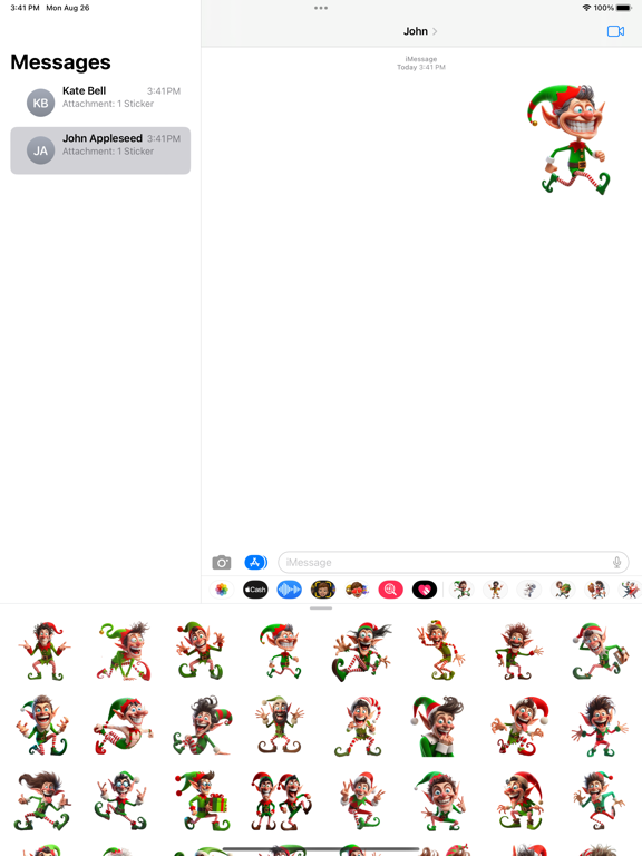 Screenshot #4 pour Wacky Elf Stickers