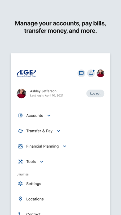 LGE Mobile iPhone screenshot 5 - Finance app
