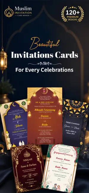 Muslim Invitation Card Maker screenshot 1
