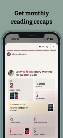 Mibrary: Book Tracker & TBR screenshot