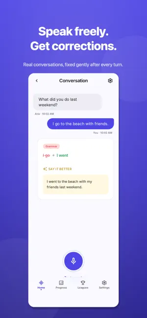 Aria: AI English Tutor screenshot 2